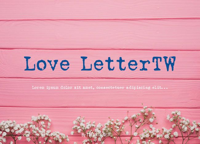 Love LetterTW example